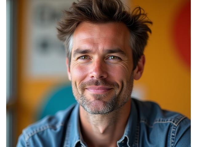 Portrait of Marcus Thorne, Creative Director at AdMax Australia