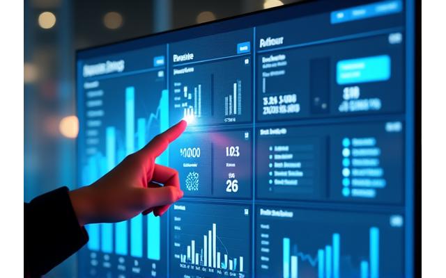 Multi-channel digital marketing analytics dashboard with charts, graphs, and performance metrics in a modern, clean UI.