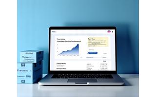 Screenshot of an e-commerce website showing increased sales and traffic metrics from digital advertising.